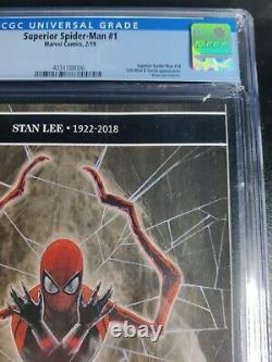 Supérieur Spider-man #1 Stan Lee Hommage Cgc 9,6