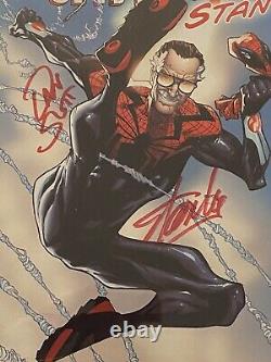 Superior Spider-man #16 Cgc 9.8 2x Ss Variante Signée Stan Lee Dan Slott 2013 Asm