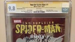 Superior Spider-man 19 Cgc 9,8 Ss 4x Stan Lee Slott Stegman Delgadolego Fantasy