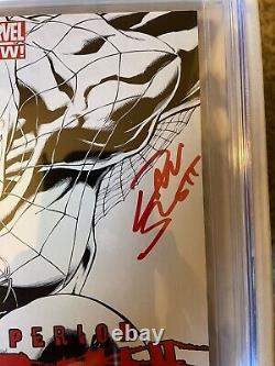 Superior Spider-man 1 Cgc 9.8 Ss Signé Stan Lee Quesada Sketch Variante Couverture Nm