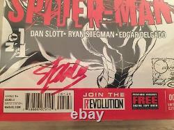 Superior Spider-man # 1 Quesada Variant Cgc 9.8 Ss X2 Stan Lee Et Dan Slott