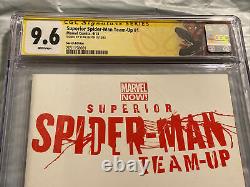 Superior Spider-man Team-up #1 Cgc Ss 9,6 Nm Stan Lee Blank Sketch Vhtf