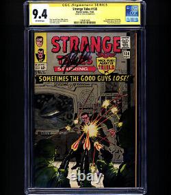 Tâles Strange #138 Cgc 9,4 Ss 1/1 Single Haute Stan Lee Signé 1st Eternity Nm