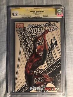 The Amazing Spider-man #1 Fan Expo Sketch Edition Cgc 9.8 Signé Par Stan Lee