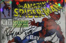 The Amazing Spider-man # 361 Cgc 9,2 8x Signe! Stan Lee, Emberlin, Bagley, Plus