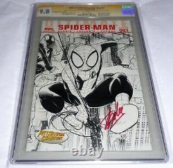Ultimate Comics Spider-man #1 Cgc Ss 9.8 Signature Autographe Stan Lee Vip Comic