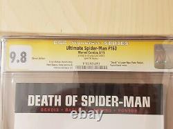 Ultimate Spider-man #160 Cgc Ss 9,8 Rare Grand Centre Signature Par Stan Lee