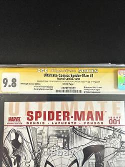 Ultimate Spiderman #1 CGC 9.8 SS Signé STAN LEE Variant Pittsburgh Comicon 2009
