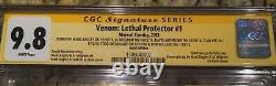 Venom Lethal Protecteur #1 Gold Cgc 9.8 Ss Stan Lee Tom Holland Macfarlane 6x Sig