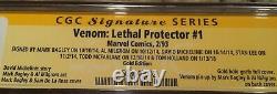 Venom Lethal Protecteur #1 Gold Cgc 9.8 Ss Stan Lee Tom Holland Macfarlane 6x Sig