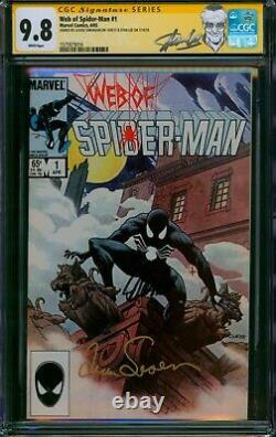 Web De Spider-man #1? Cgc 9.8 Signé Stan Lee + Simonson? 1ère Vulture 1985