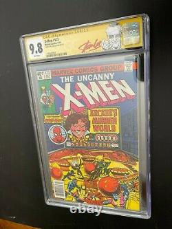 X-men #123 Cgc 9,8 Ss Signature Stan Lee Kiosque À Journaux Rare Bronze Age Marvel Comics
